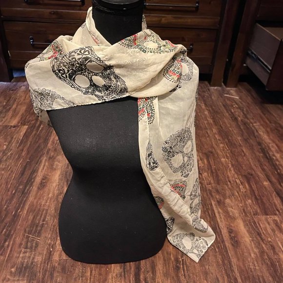 Sugar Skull Scarf